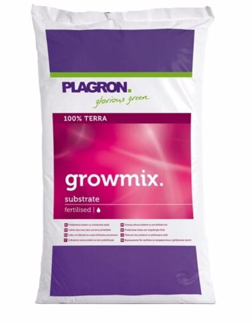Plagron GrowMix - uniwersalna ziemia torfowa z lekkim nawożeniem do upraw doniczkowych